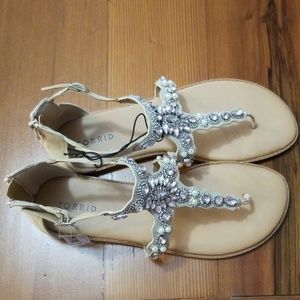 Torrid Jeweled Sandals